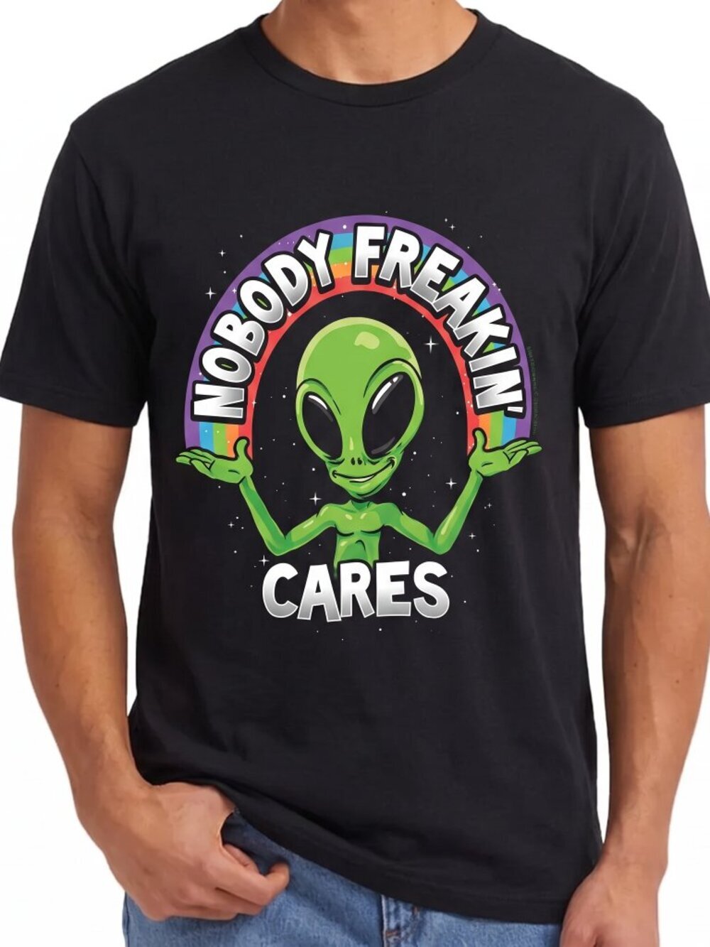 Mens Alien TShirt (LARGE)